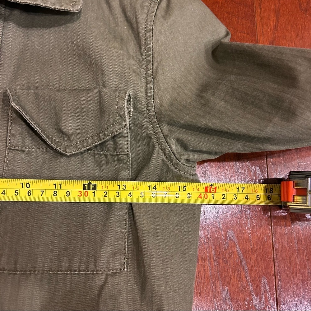 J. CREW Field Mechanic Utility Green Army Jacket size XXS - Picture 6 of 10